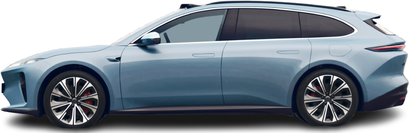 Фотография NIO ET5 Touring Long Range (2023-…) сбоку на прозрачном фоне