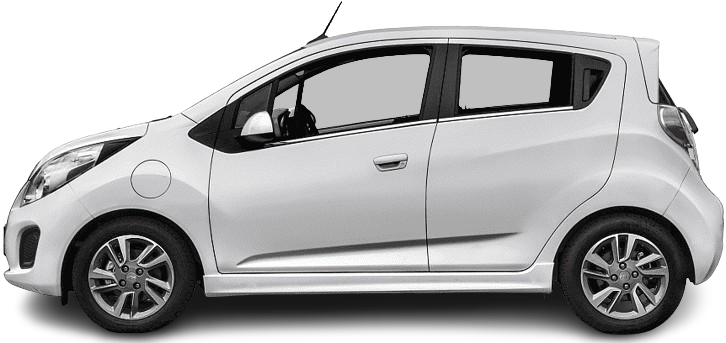 Фотография Chevrolet Spark EV 21 kWh (2013-2014) сбоку на прозрачном фоне