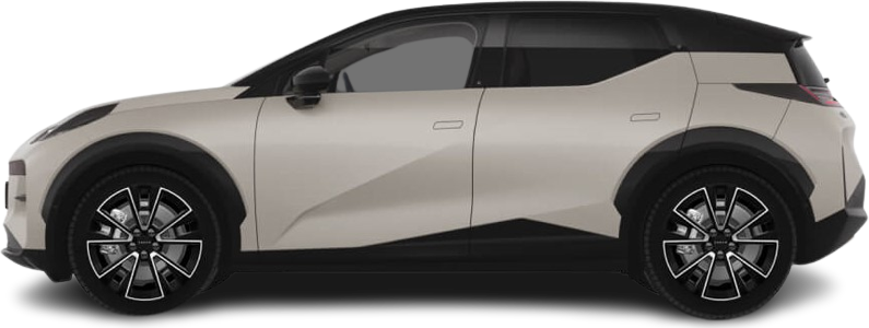 Фотография Zeekr X Privilege AWD (2023-…) сбоку на прозрачном фоне