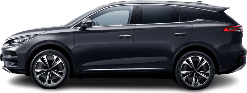 Фотография BYD Tang Flagship (2022-2024) сбоку на прозрачном фоне