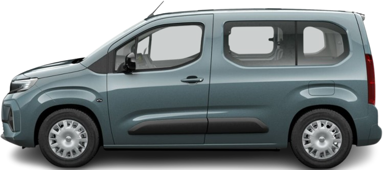 Фотография Opel Combo Electric Life 52 kWh (2024-...) сбоку на прозрачном фоне