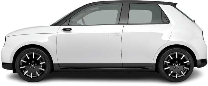 Фотография Honda e Advance (2020-2023) сбоку на прозрачном фоне
