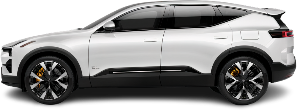 Фотография Polestar 3 Long Range Dual Motor (2024-…) сбоку на прозрачном фоне