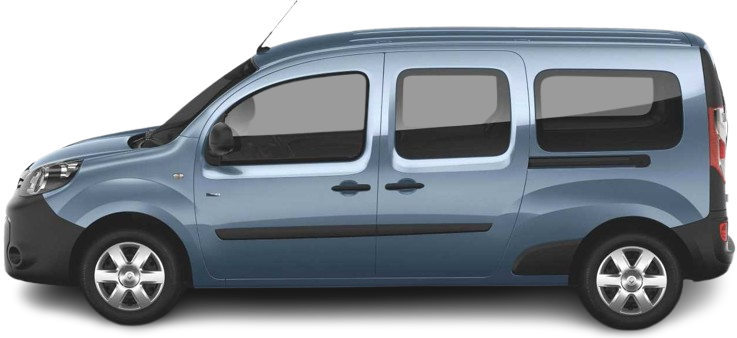 Фотография Renault Kangoo Z.E. 33 Maxi (2017-2022) сбоку на прозрачном фоне