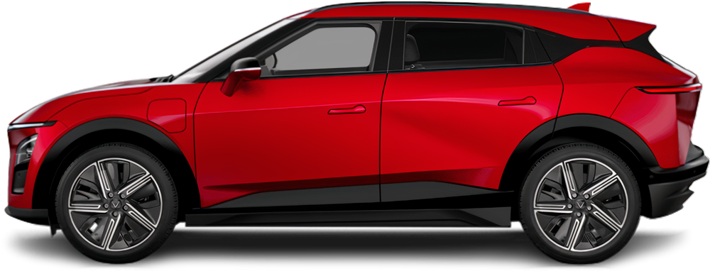 Фотография VinFast VF 7 Plus (2024-…) сбоку на прозрачном фоне