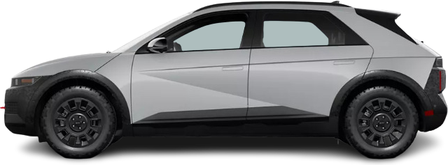 Фотография Hyundai Ioniq 5 XRT (2025-...) сбоку на прозрачном фоне