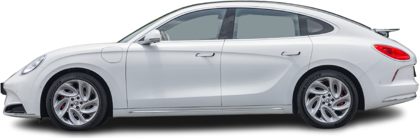 Фотография GWM ORA 07 GT (2024-…) сбоку на прозрачном фоне