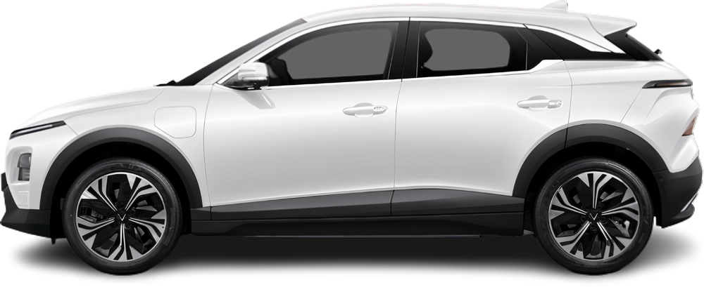 Фотография VinFast VF 6 Eco (2024-…) сбоку на прозрачном фоне