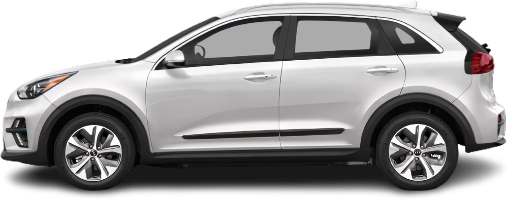 Фотография Kia Niro EV Long Range (2018-2022) сбоку на прозрачном фоне