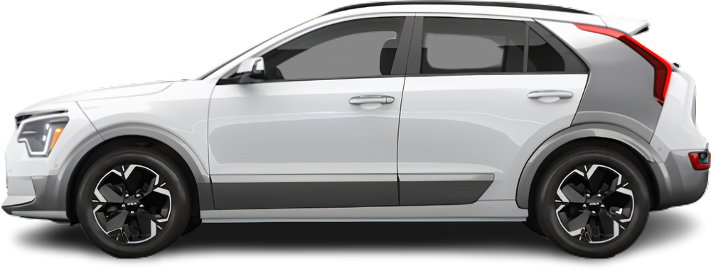 Фотография Kia Niro EV Long Range (2022-…) сбоку на прозрачном фоне