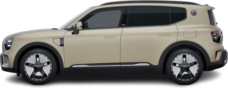 Фотография Smart #5 Premium (2025-…) сбоку на прозрачном фоне