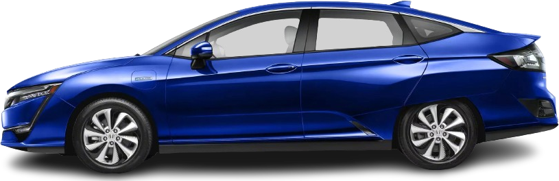 Фотография Honda Clarity Electric (2017-2019) сбоку на прозрачном фоне