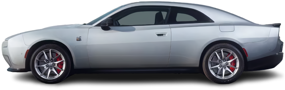Фотография Dodge Charger Daytona 2DR R/T (2024-...) сбоку на прозрачном фоне