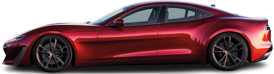 Фотография Drako Motors GTE First Edition (2020-…) сбоку на прозрачном фоне