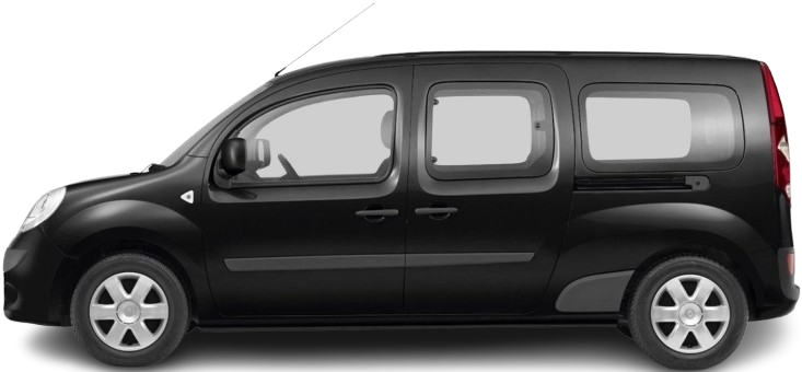 Фотография Renault Kangoo Z.E. Maxi (2011-2017) сбоку на прозрачном фоне