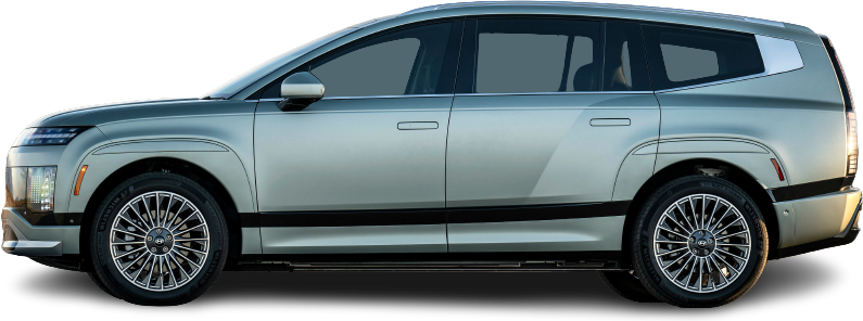 Фотография Hyundai Ioniq 9 Long Range AWD (2025-…) сбоку на прозрачном фоне