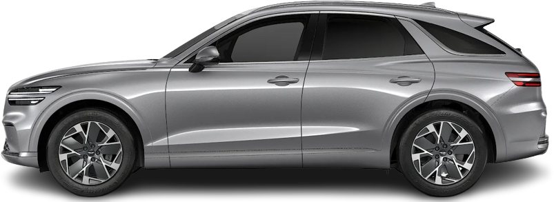 Фотография Genesis Electrified GV70 AWD (2025-…) сбоку на прозрачном фоне
