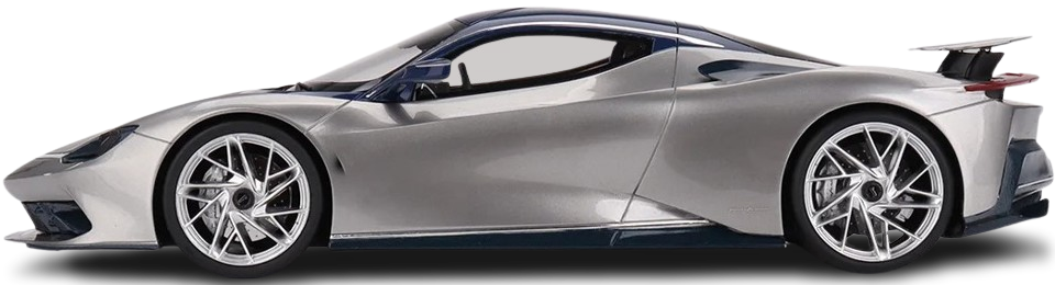 Фотография Pininfarina Battista (2022-...) сбоку на прозрачном фоне
