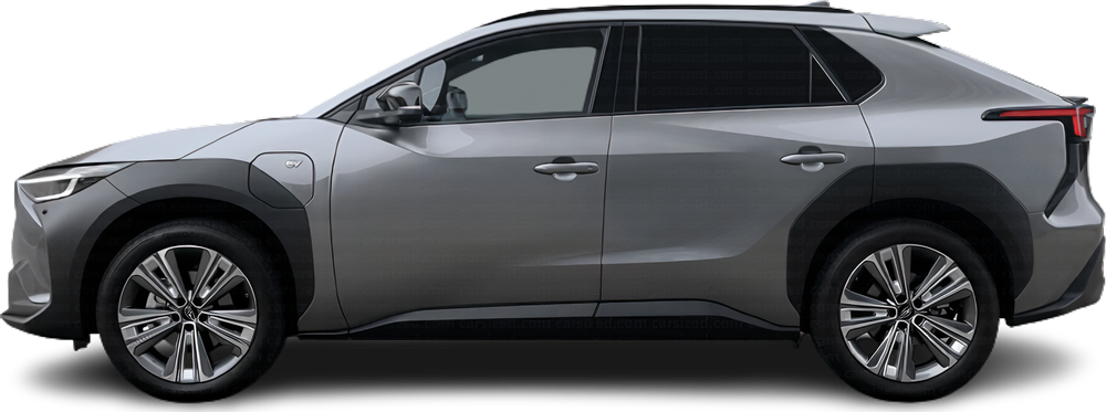 Фотография Subaru Solterra AWD (2022-…) сбоку на прозрачном фоне