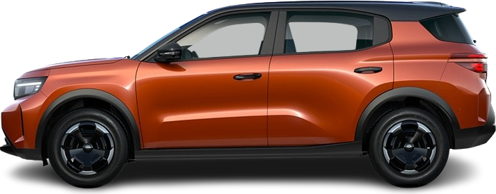 Фотография Opel Frontera Electric 44 kWh (2024-…) сбоку на прозрачном фоне