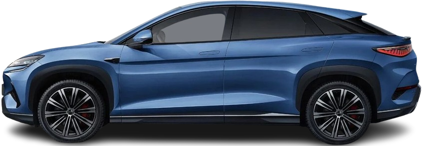 Фотография BYD Sealion 7 Design AWD (2024-...) сбоку на прозрачном фоне