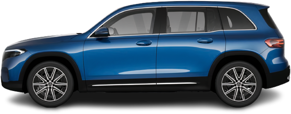 Фотография Mercedes EQB 300 4MATIC (2023-…) сбоку на прозрачном фоне