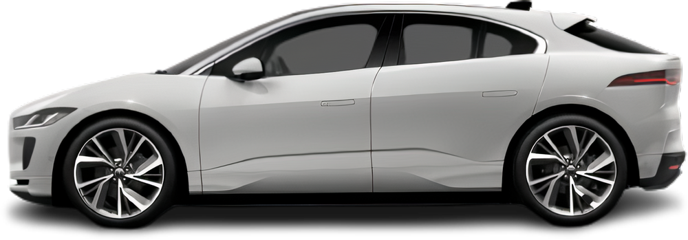 Фотография Jaguar I-Pace EV400 (2020-2024) сбоку на прозрачном фоне