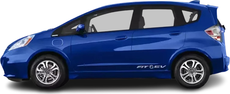 Фотография Honda Fit EV (2013-2015) сбоку на прозрачном фоне