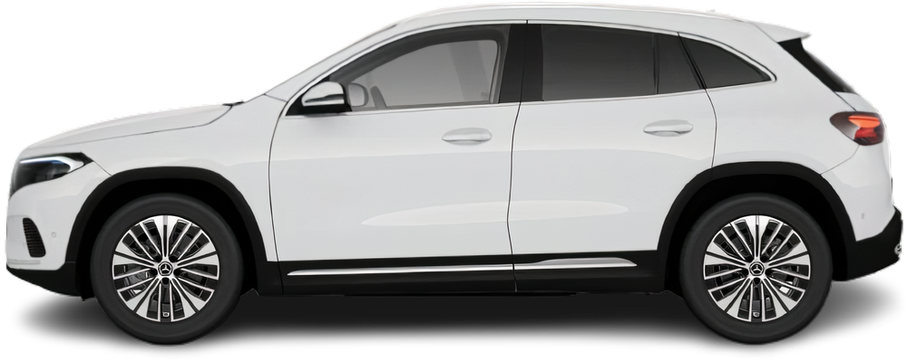 Фотография Mercedes EQA 300 4MATIC (2021-2023) сбоку на прозрачном фоне