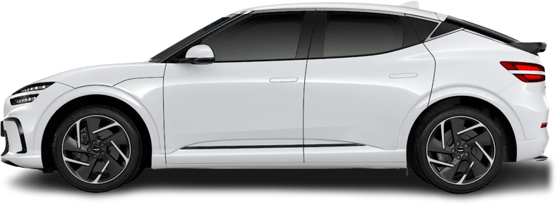 Фотография Genesis GV60 Performance AWD (2025-…) сбоку на прозрачном фоне