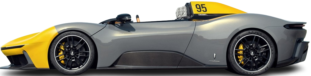 Фотография Pininfarina B95 (2025-...) сбоку на прозрачном фоне