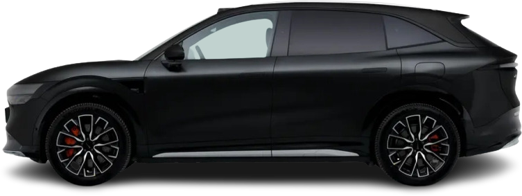 Фотография Zeekr 7X Performance AWD (2025-...) сбоку на прозрачном фоне