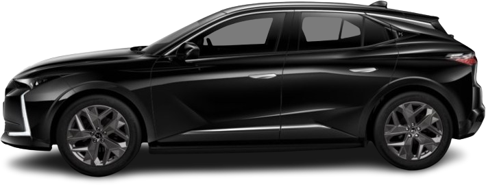 Фотография DS 4 E-Tense (2025-…) сбоку на прозрачном фоне
