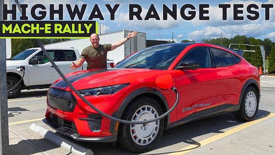 Video: Mustang Mach-E Rally 70-MPH Highway Range Test! Fun Comes At A Cost