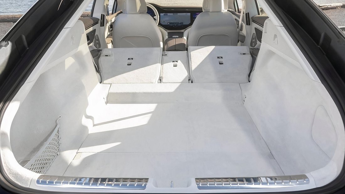 Фото Mercedes EQS 450+ (2024-…) разложенный багажник