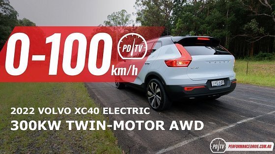 Video: 2022 Volvo XC40 Recharge Pure Electric 0-100km/h & motor sound