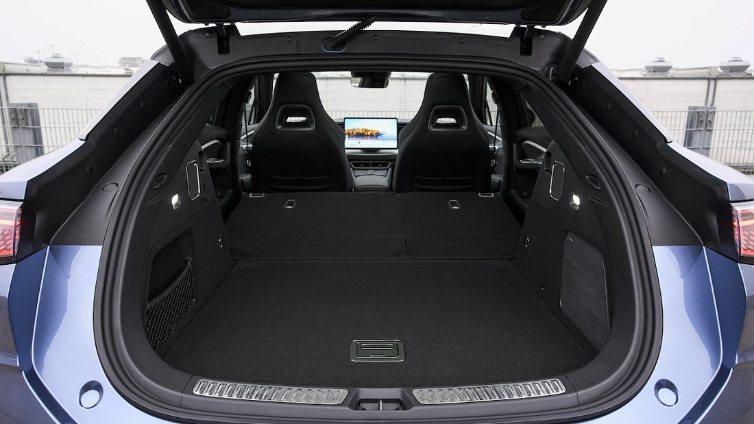 BYD Sealion 7 Design AWD (2024-...) багажник, увеличенный объем, сиденья сложены, максимальный объем, максимальный груз, максимальная вместимость, максимальное пространство для хранения