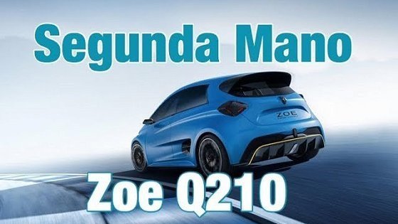Video: Coches eléctricos de segunda mano Renault Zoe Q210