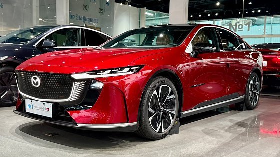Video: New 2025 MAZDA EZ6 - Luxury EV Sedan (Soul Red Metallic)