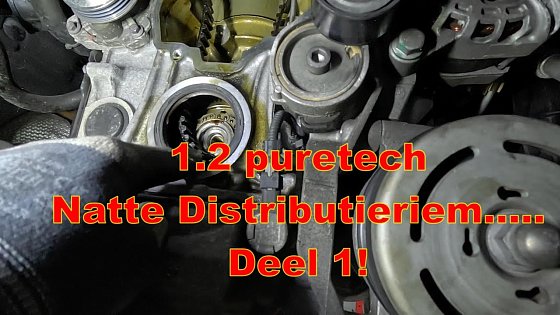 Video: 1.2 Puretech. Natte Distributieriem ??in de Motorolie??na weer 50000 KM. De Uitbouw.