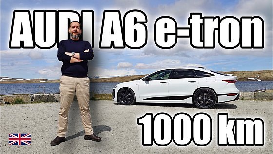 Video: 1000 km EV Roadtrip - Audi A6 Sportback e-tron Performance - impressions (ENG) Test Drive and Review