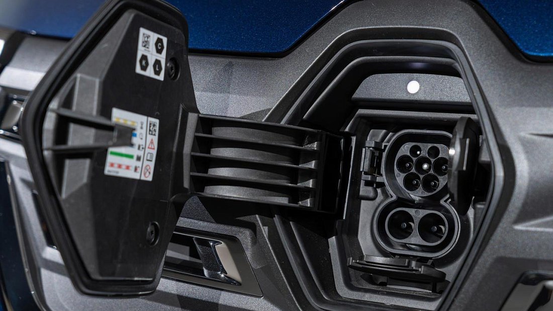 Renault Kangoo E-Tech Electric (2022-…) порт для зарядки (Европа), зарядка, разъем, штекер, коннектор