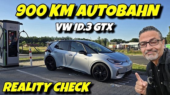 Video: Autobahn Realität! VW ID.3 GTX im Langstreckentest #ev #automobile