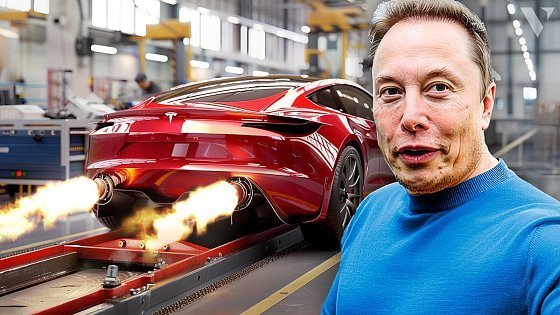 Video: Elon Musk Reveals Tesla Roadster with Rocket Thrusters for 2025!