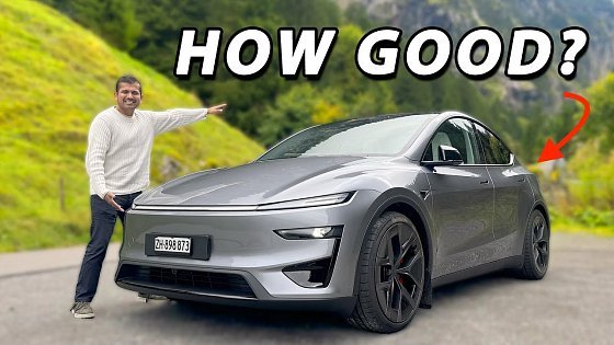 Video: New Tesla Model Y Performance driving REVIEW (2026 Juniper facelift)