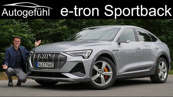 Video: Audi e-tron Sportback s-line FULL REVIEW new EV SUV Coupé - Autogefühl