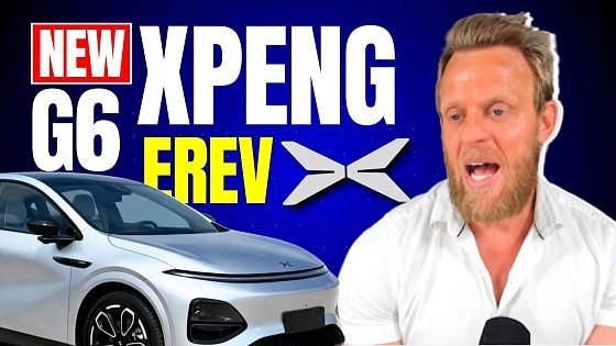 Video: NEW Xpeng G6 EREV Revealed with 800V Platform and 350kw Charging