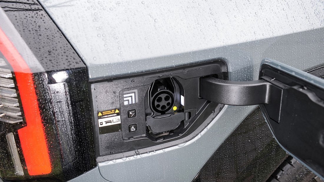 Kia EV9 Standard Range RWD (2023-…) порт для зарядки (США), зарядка, разъем, штекер, коннектор