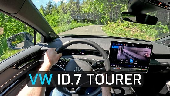 Video: 2025 VOLKSWAGEN ID.7 TOURER PRO 286 HP 77 kWh POV TEST DRIVE