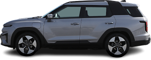 Side view photo of KGM Torres EVX (2024-...) on transparent background